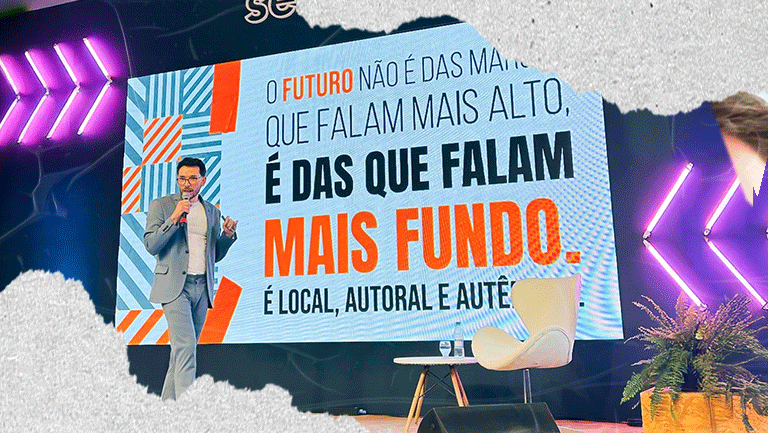 Leia mais sobre o artigo Giovane Pereira no Santa Summit 2025: Marcas que conectam, o futuro é local, autoral e autêntico